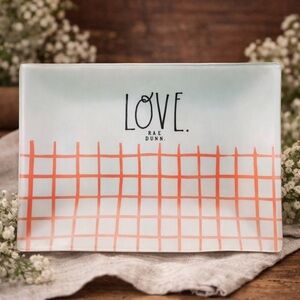 Rae Dunn‎ Glass Love Tray